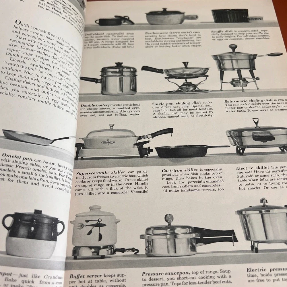 Vintage 1961 Better Homes‎ and Gardens Casserole Cook Book Hardcover Mid Century